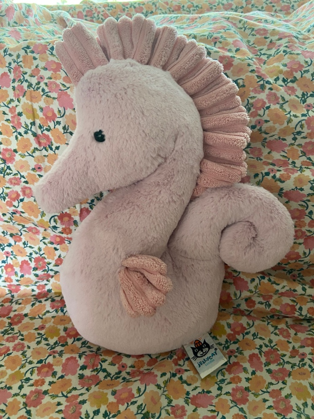 Jellycat Retired Sienna Seahorse Pink 11" Authentic Stuffed Animal Rare